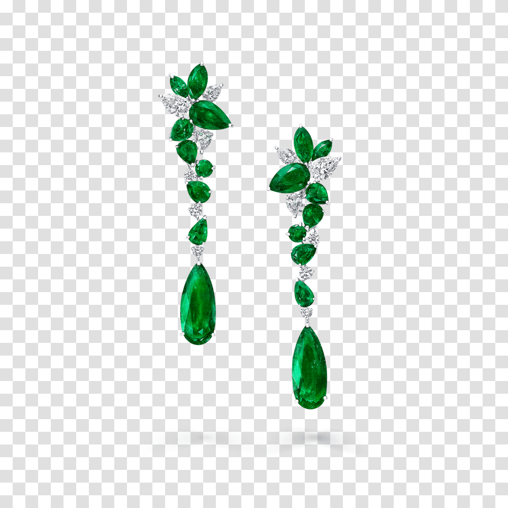 Emerald And Diamond Earrings Emeralds Cts Graff, Gemstone, Jewelry, Accessories, Accessory Transparent Png