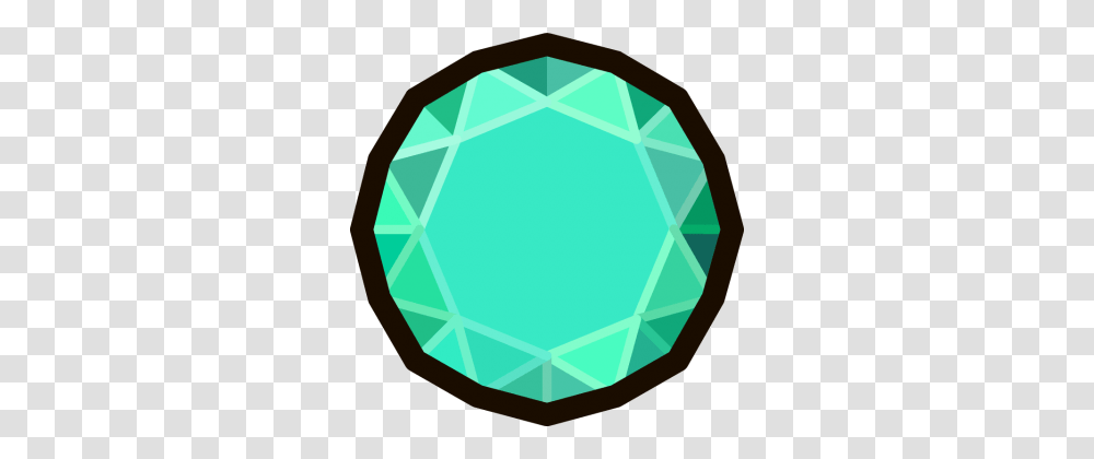 Emerald, Crystal, Sphere, Recycling Symbol, Gemstone Transparent Png