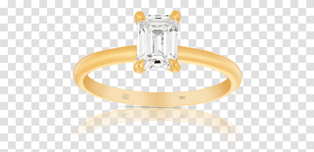 Emerald Cut Diamond Engagement Ring Engagement Ring, Accessories, Accessory, Jewelry Transparent Png
