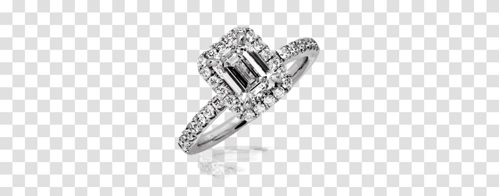 Emerald Cut Halo Ladies Diamond Ring Emerald Cut Champagne Diamond Ring Halo, Gemstone, Jewelry, Accessories, Accessory Transparent Png