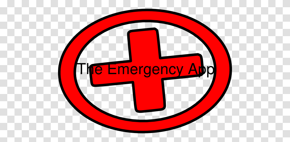 Emergency App Clip Art, Logo, Trademark, Red Cross Transparent Png