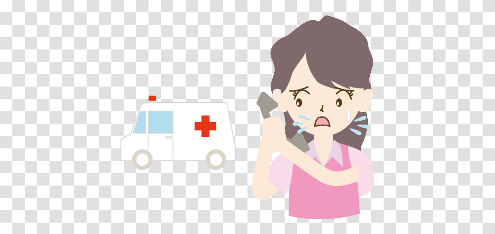 Emergency Call Lady Clip Art, Ambulance, Van, Vehicle, Transportation Transparent Png