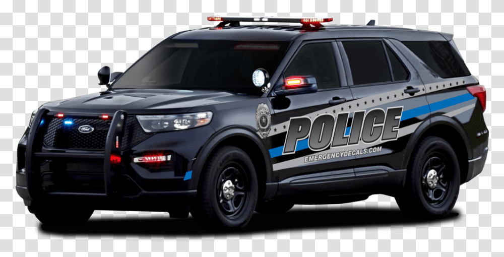 Emergency Decals - Your 1 Vehicle Graphic Provider Police Thin Blue Line Car, Transportation, Automobile, Police Car, Suv Transparent Png