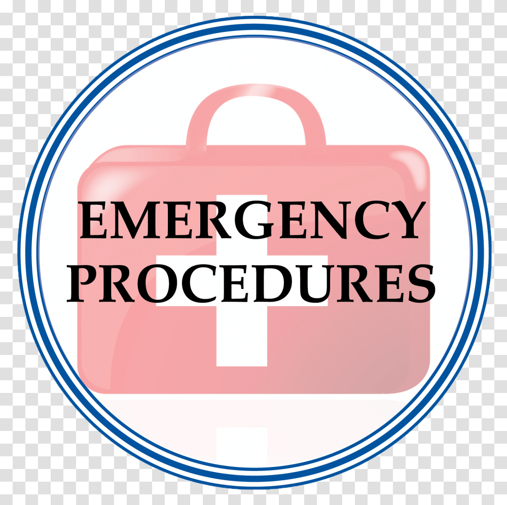Emergency Procedures Logo, Label, Security, Word Transparent Png
