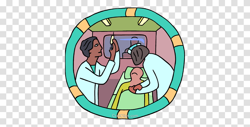 Emergency Rescue Team With Patient Royalty Free Vector Clip Art, Girl, Female, Play Area, Playground Transparent Png