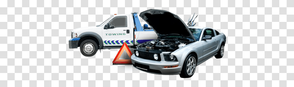 Emergency Service Car Bonnet Open, Machine, Transportation, Vehicle, Engine Transparent Png