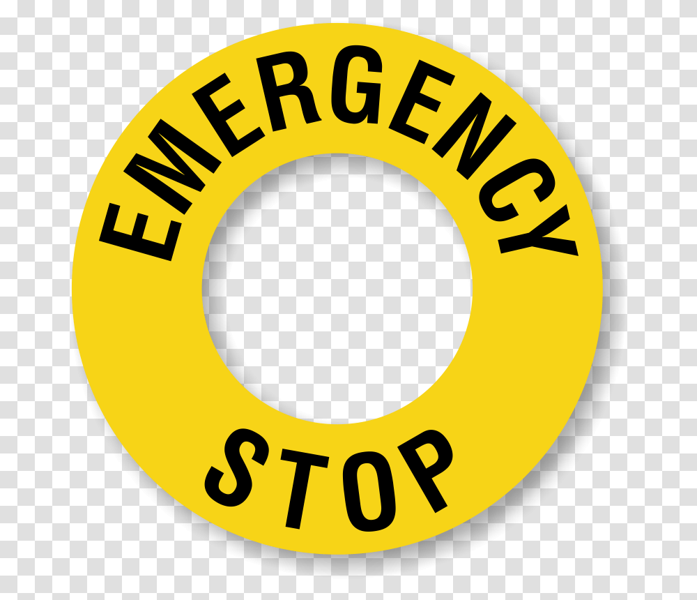 Emergency Stop Button Decal, Label, Logo Transparent Png