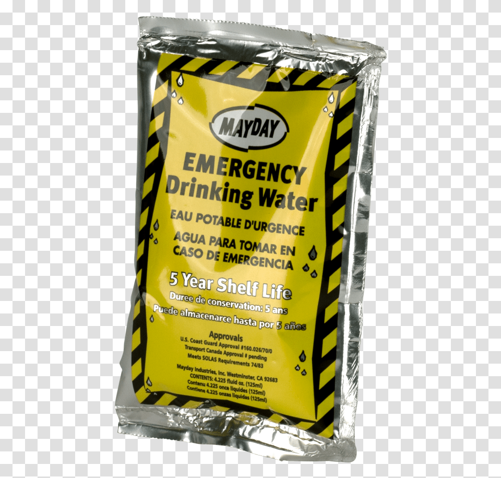 Emergency Water Pouches, Bottle, Food, Plant Transparent Png