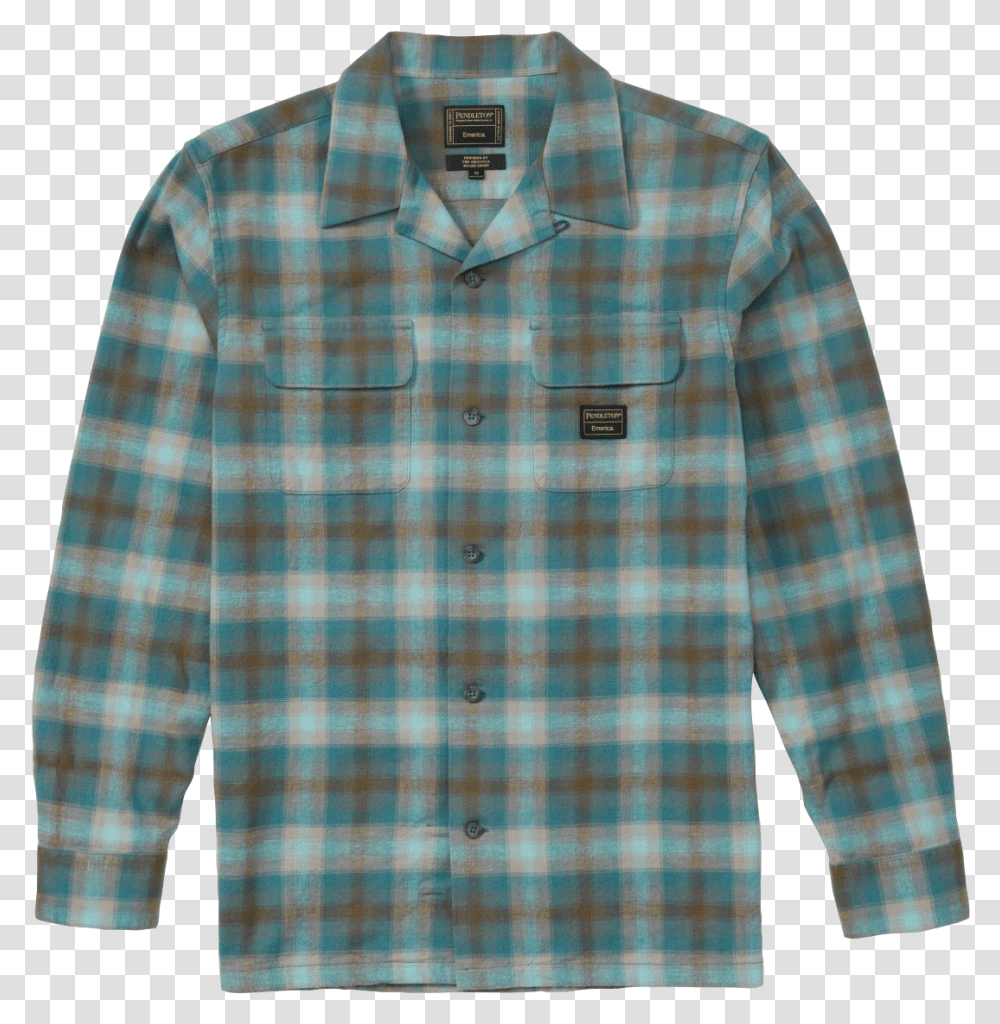 Emerica X Pendleton Ls Flannel Flannel, Clothing, Apparel, Shirt, Long Sleeve Transparent Png