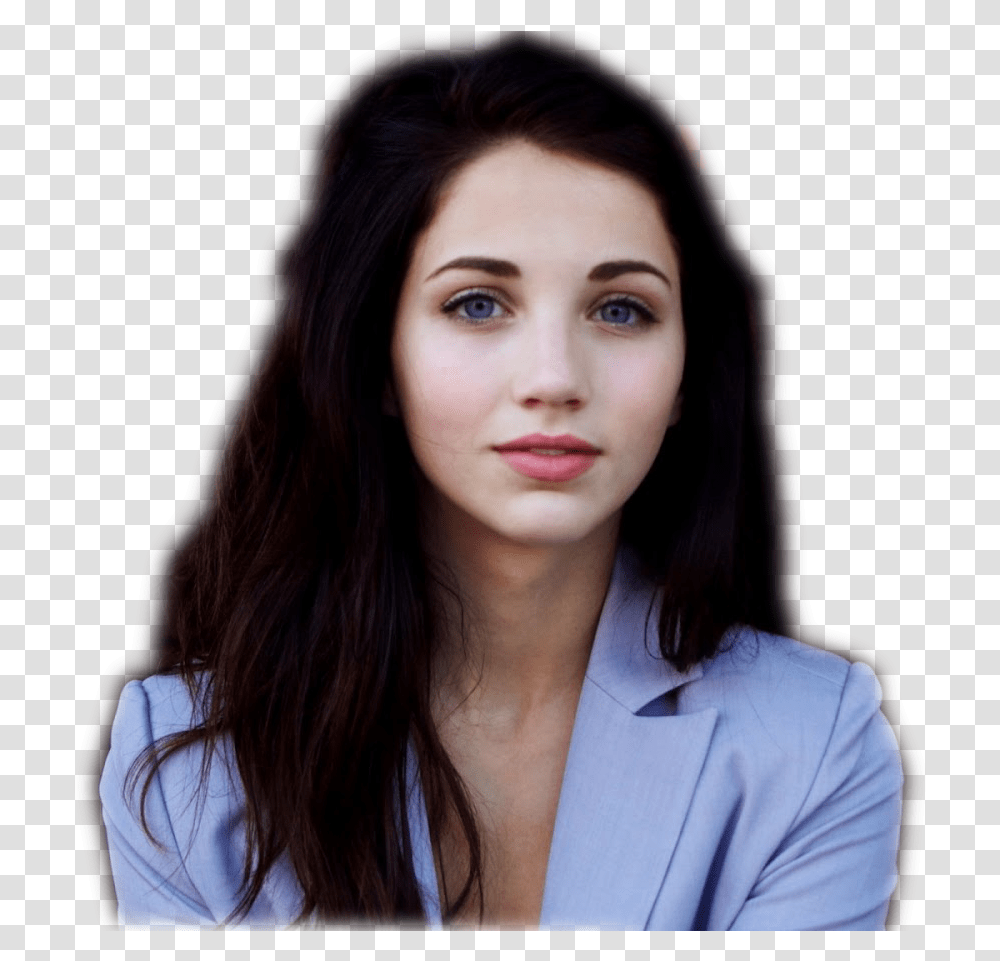 Emily Rudd Brown Hair White Skin Green Eyes, Face, Person, Female, Woman Transparent Png