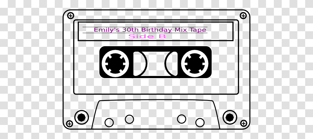 Emily S Birthday Mix Tape Cd Cover Clip Art, Cassette, Electronics Transparent Png