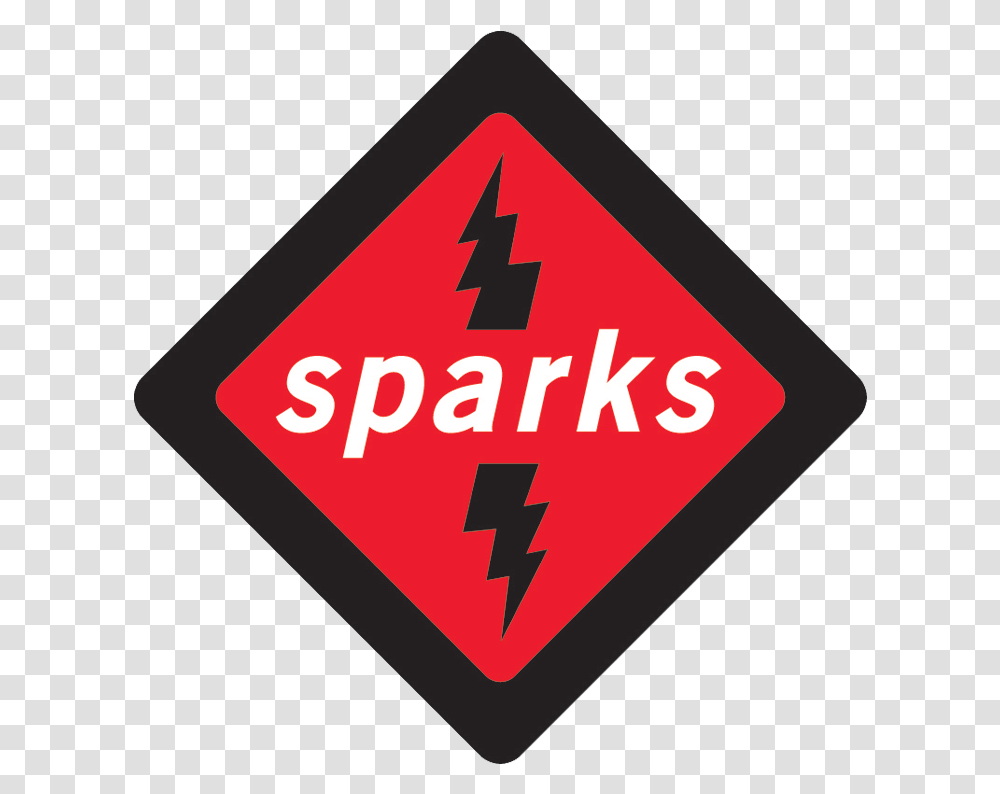 Eminem Logo Sparks, Symbol, Road Sign, Triangle Transparent Png