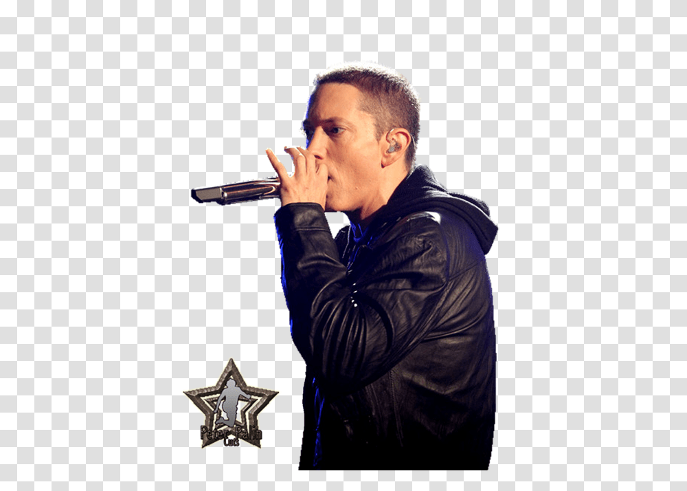 Eminem Performing, Person, Jacket, Coat Transparent Png