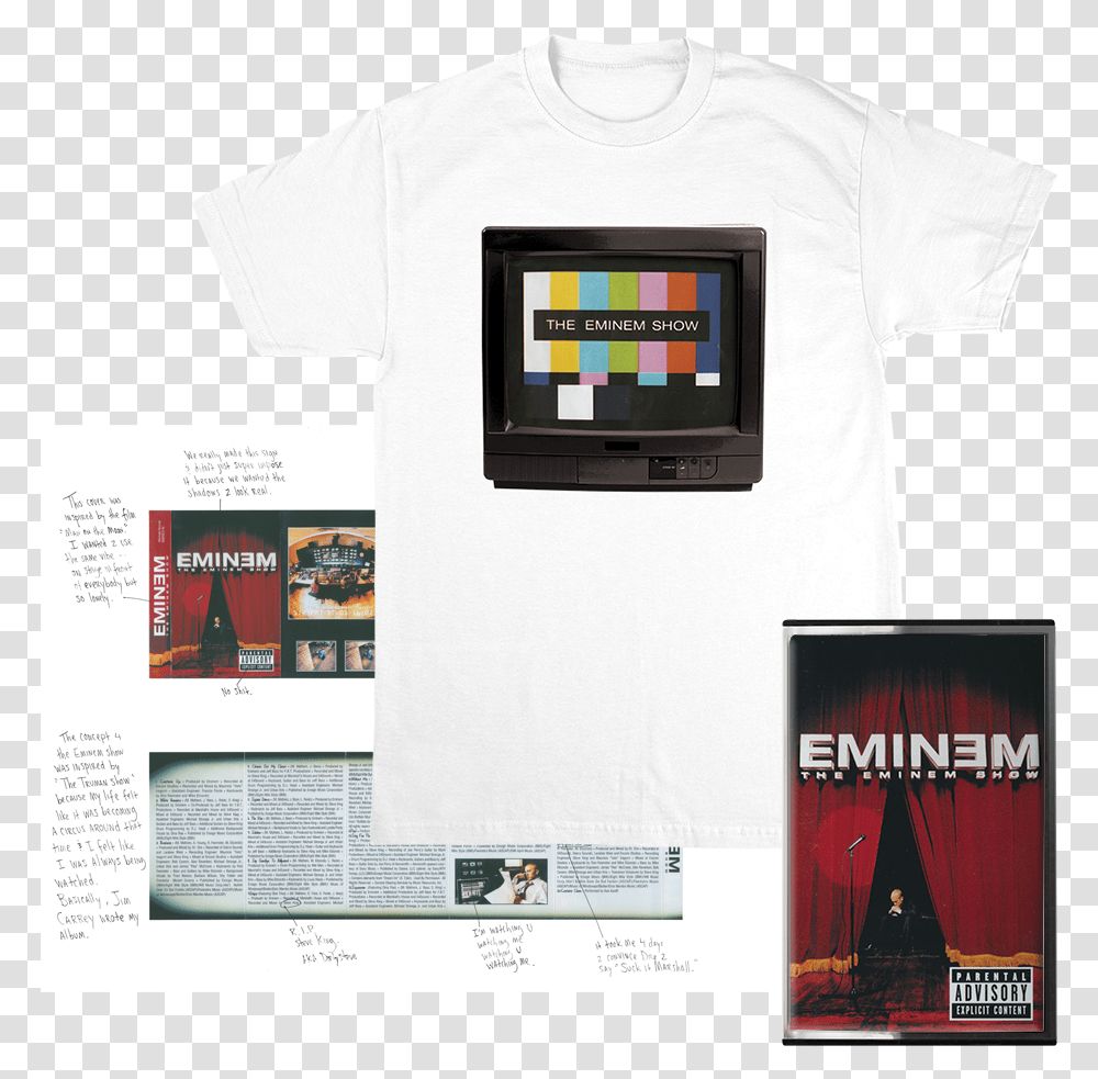 Eminem Show Anniversary Capsule, Apparel, Electronics, T-Shirt Transparent Png