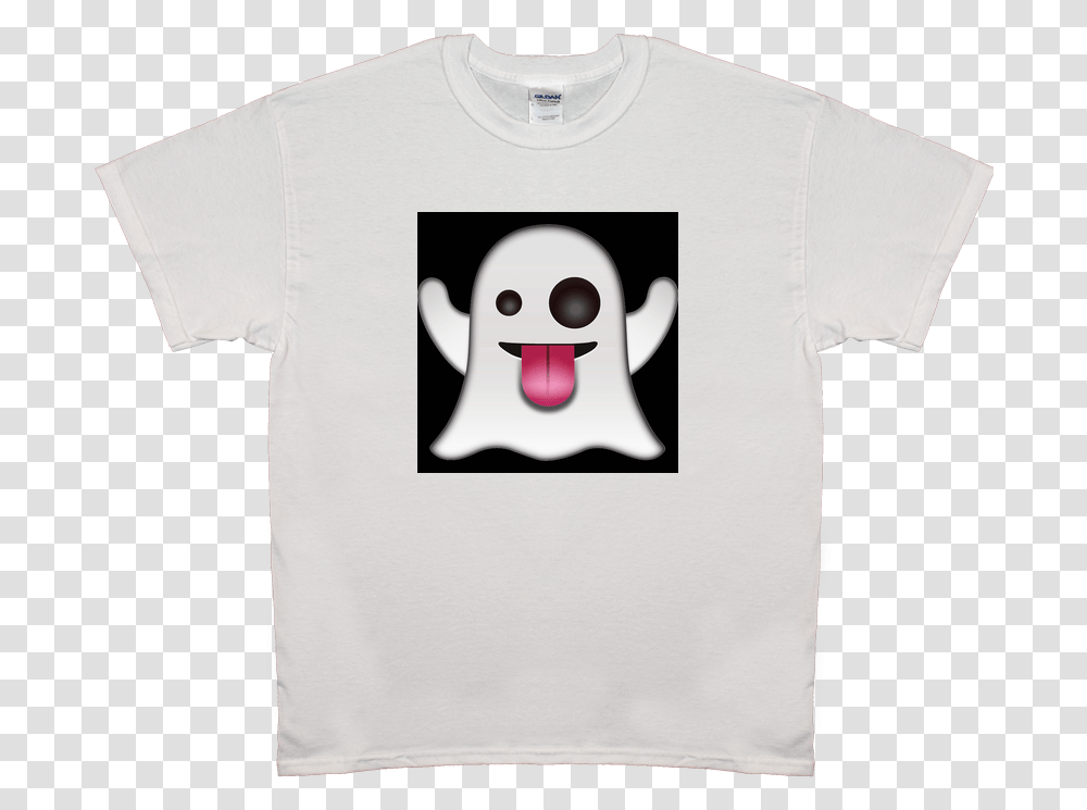 Emjoi Ghost Tee Shirt Mens And Womens Download Cartoon, Apparel, T-Shirt, Giant Panda Transparent Png