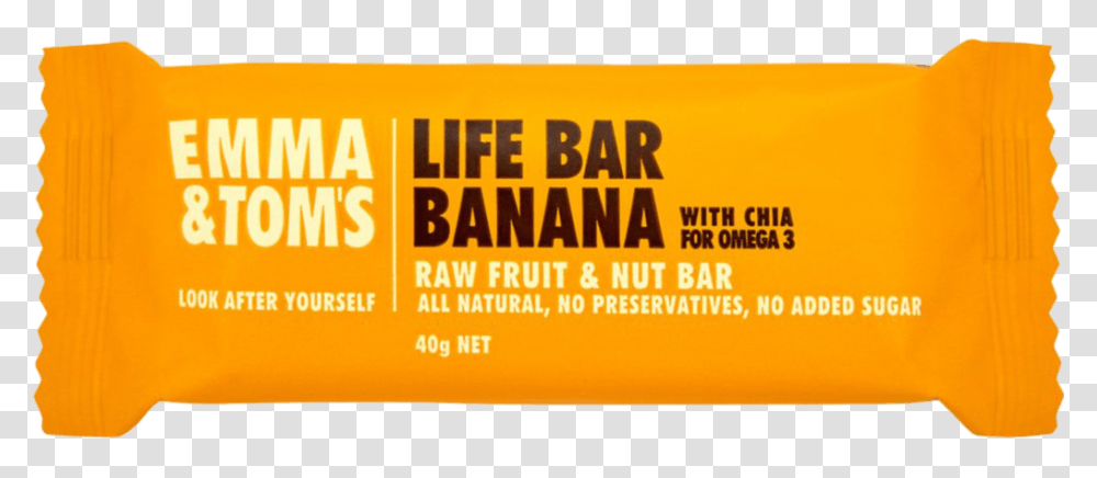 Emma Amp Tom S Life Bar Banana Tan, Paper, Plant, Food Transparent Png