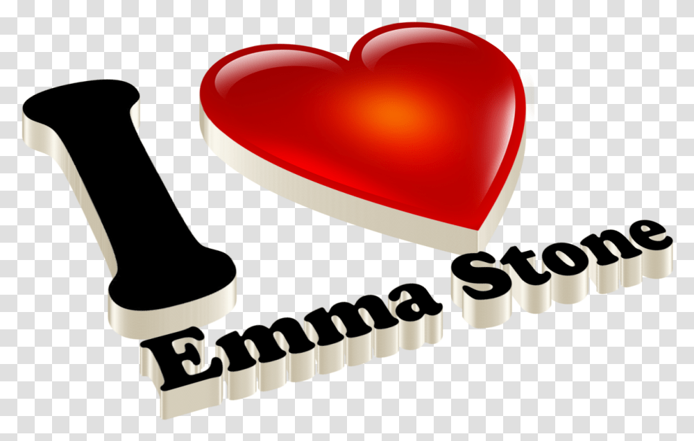 Emma Stone Heart Name Victoria Name In Heart, Smoke Pipe, Brush, Tool Transparent Png