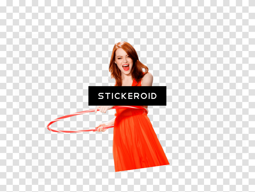 Emma Stone Hula Hoop Girl, Toy, Person, Human Transparent Png