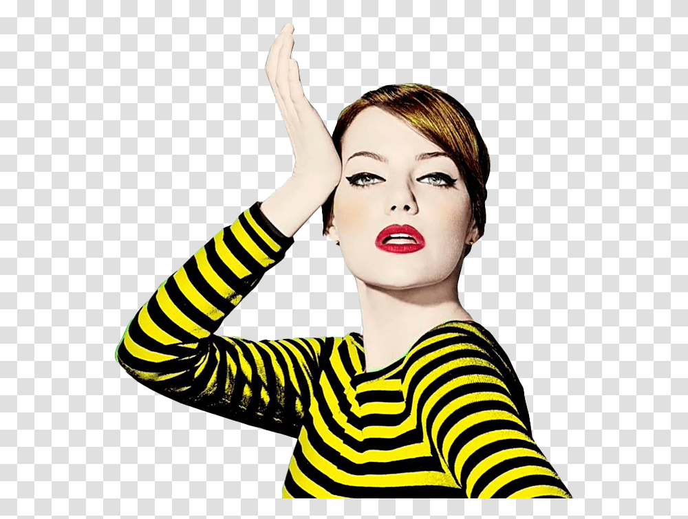 Emma Stone Pic Emma Stone Photoshoot Snl, Face, Person, Performer, Female Transparent Png