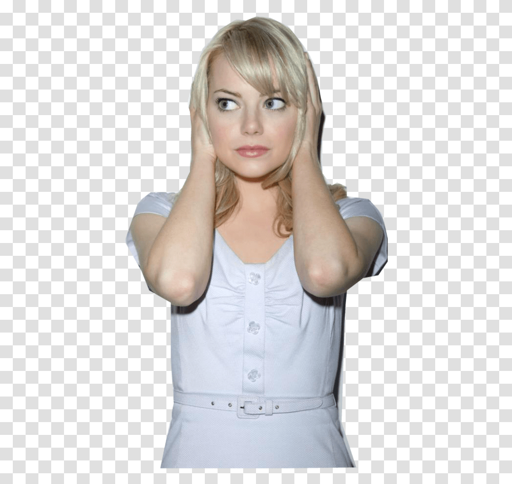 Emma Stone Picture Amazing Spiderman Gwen Stacy, Face, Person, Female Transparent Png