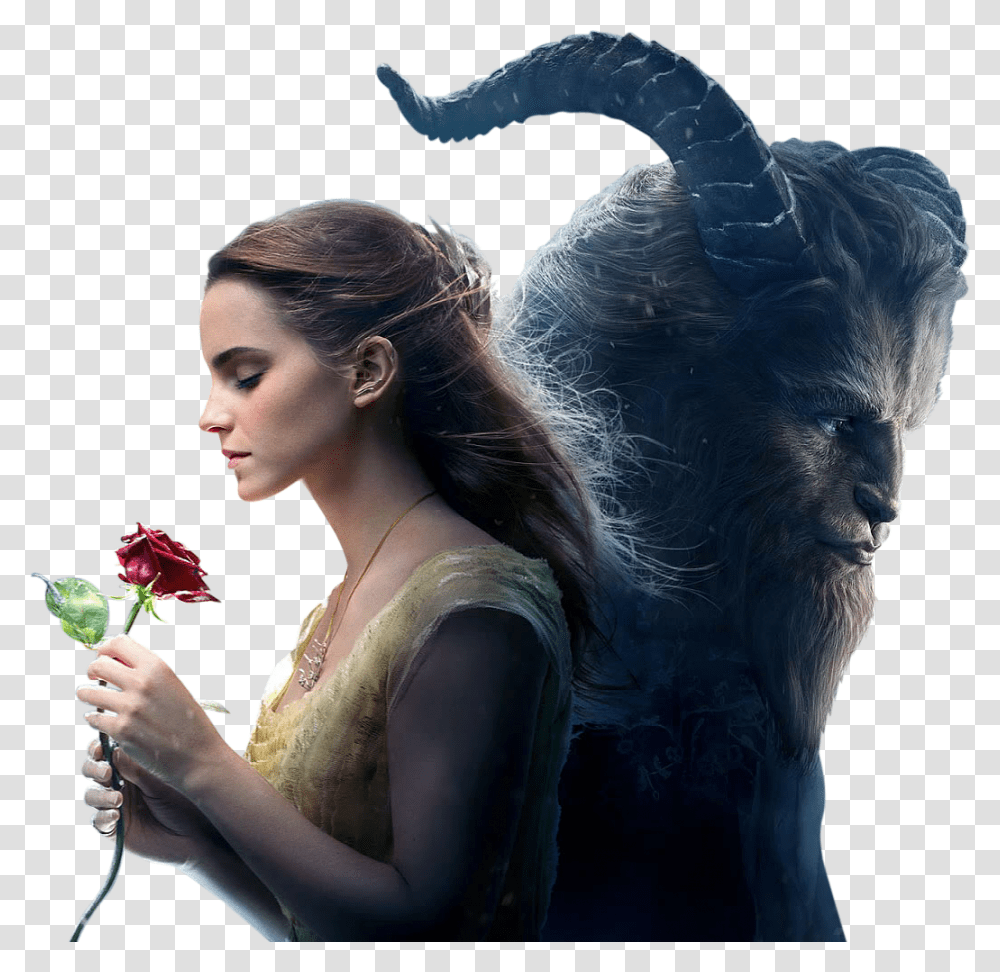 Emma Watson And Dan Stevens As Download Belle Beauty And The Beast Disney Princess, Person, Human, Plant, Flower Transparent Png