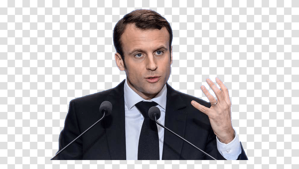 Emmanuel Macron Public Speaking Steven Blickensderfer, Tie, Accessories, Suit, Coat Transparent Png