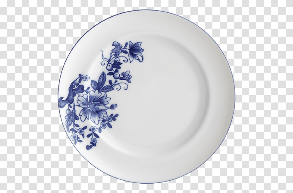 Emmeline Bread Plate Blue And White Porcelain, Pottery, Milk, Beverage Transparent Png