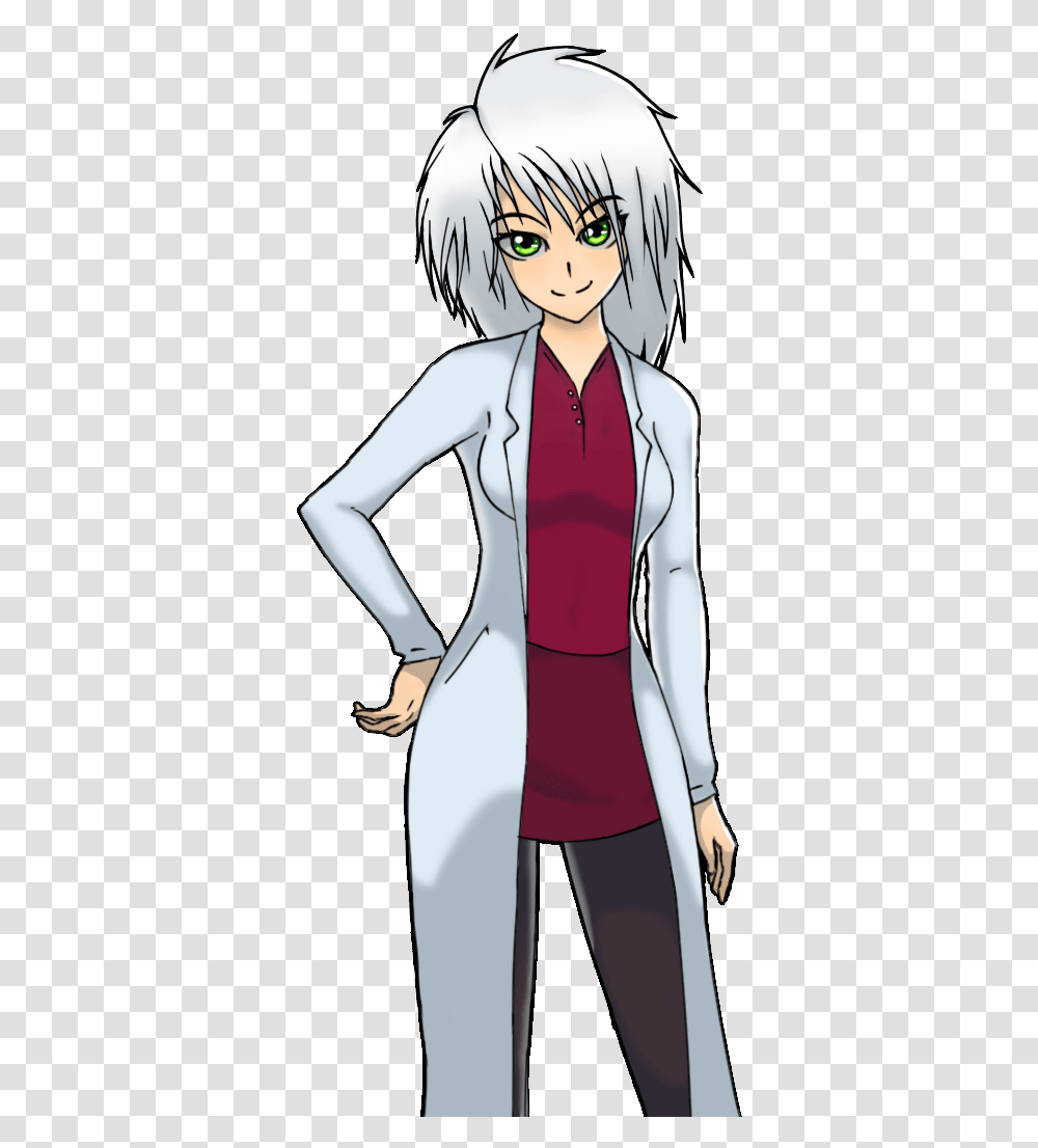 Emmy Mad By Mad Scientist Anime Scientist Girl, Sleeve, Long Sleeve, Shirt Transparent Png