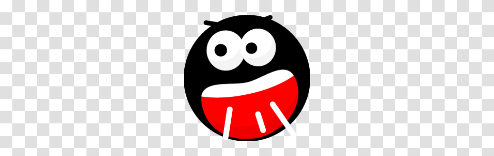 Emo Emoticon Black Screaming Icon Free Of Flat Smiley Icons, Plant, Fruit, Food, Label Transparent Png