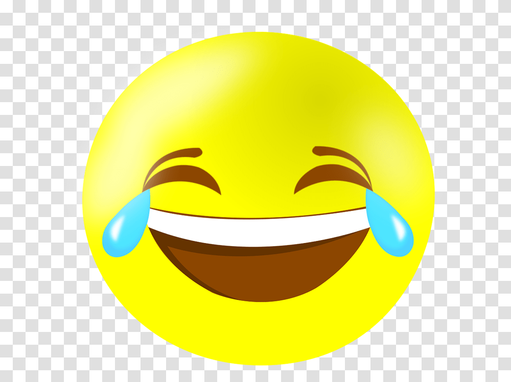 Emogi Smile Emotion Emoticon Crying With Laughter Smiley, Banana, Fruit, Plant, Food Transparent Png