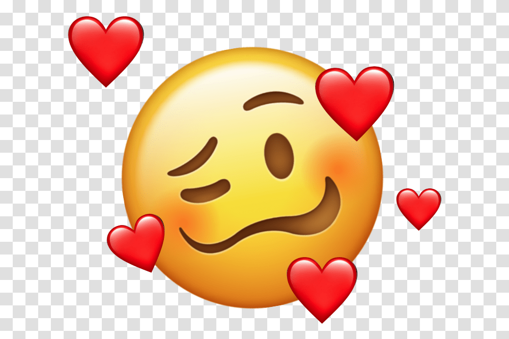Emoji Aesthetic Tumblr Emojis Heart Aesthetic Love Emojis, Food, Ball Transparent Png