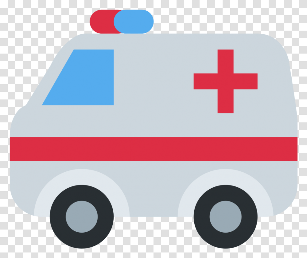 Emoji Ambulance Emoticon Ambulance Emoji, First Aid, Van, Vehicle, Transportation Transparent Png