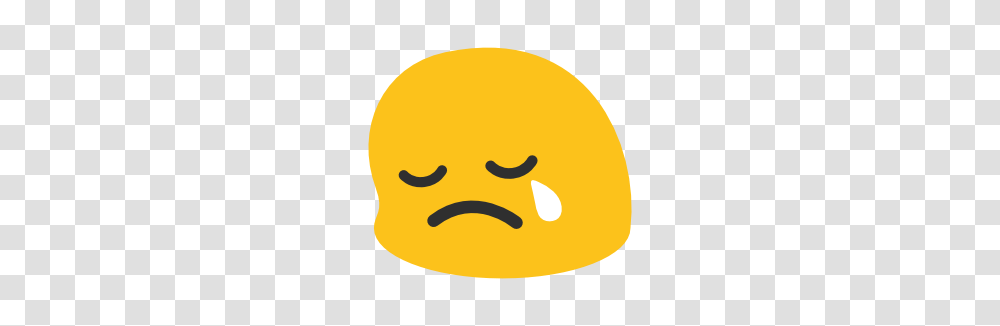 Emoji Android Crying Face, Tennis Ball, Plant, Food, Mustache Transparent Png