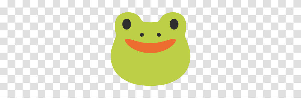 Emoji Android Frog Face, Plant, Fruit, Food, Tennis Ball Transparent Png