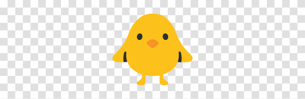Emoji Android Front Facing Baby Chick, Bird, Animal, Poultry, Fowl Transparent Png