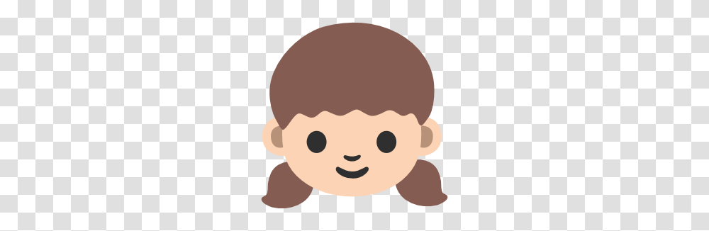 Emoji Android Girl, Plush, Toy, Hair, Animal Transparent Png