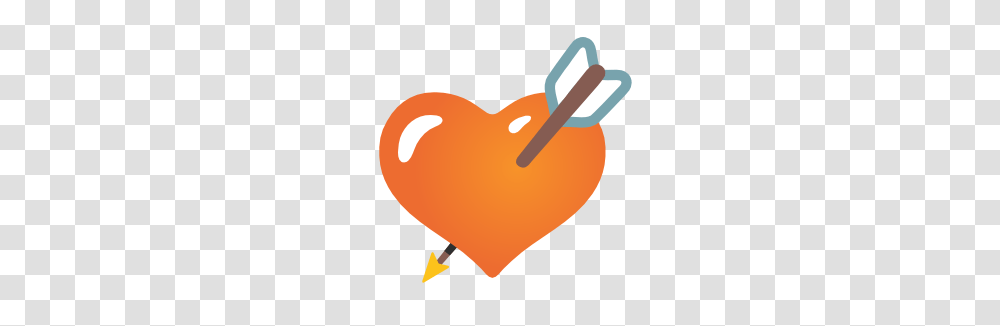 Emoji Android Heart With Arrow, Balloon, Sweets, Food, Confectionery Transparent Png