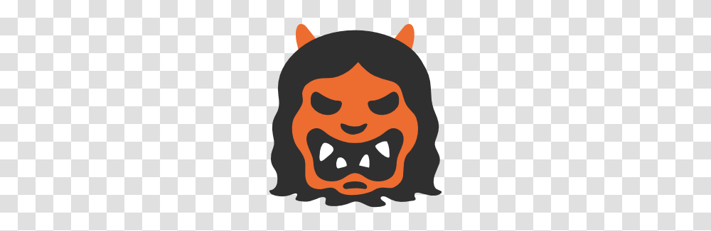 Emoji Android Japanese Ogre, Head, Face, Mouth, Lip Transparent Png