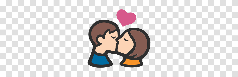 Emoji Android Kiss, Kissing, Make Out, Rug, Heart Transparent Png