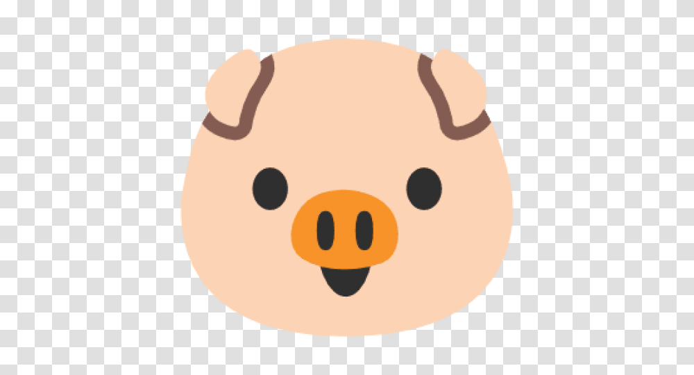 Emoji Android Pig Face, Food, Piggy Bank Transparent Png
