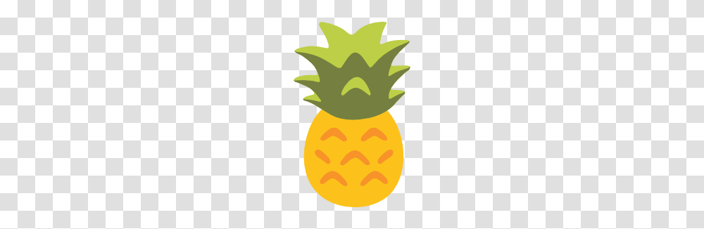 Emoji Android Pineapple, Plant, Fruit, Food, Vegetable Transparent Png