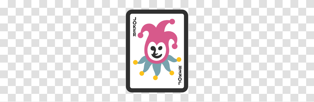 Emoji Android Playing Card Black Joker, Label, Logo Transparent Png