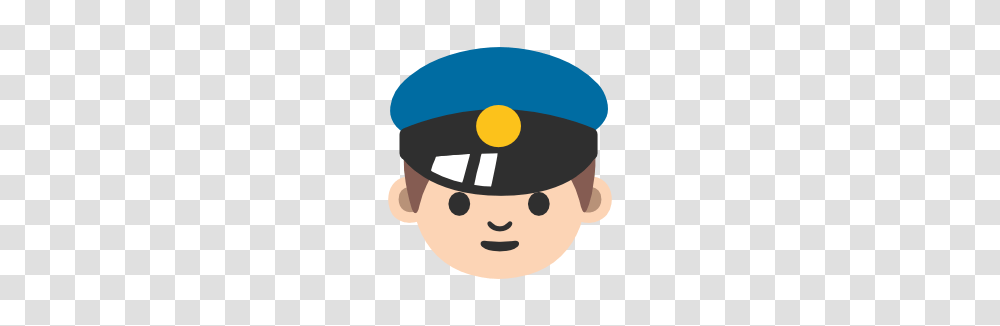 Emoji Android Police Officer, Helmet, Pirate, Logo Transparent Png