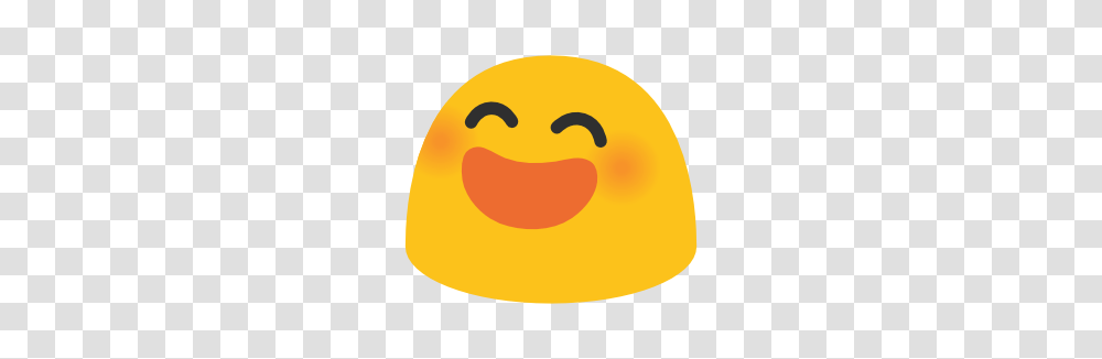 Emoji Android Smiling Face With Open Mouth And Smiling Eyes, Tennis Ball, Sport, Sports, Food Transparent Png