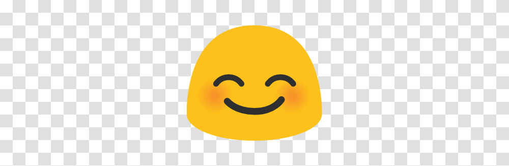 Emoji Android Smiling Face With Smiling Eyes, Tennis Ball, Food, Mustache Transparent Png