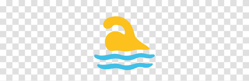 Emoji Android Swimmer, Animal, Waterfowl, Bird, Outdoors Transparent Png