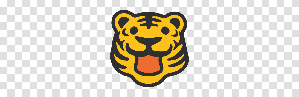 Emoji Android Tiger Face, Rug, Food, Label Transparent Png