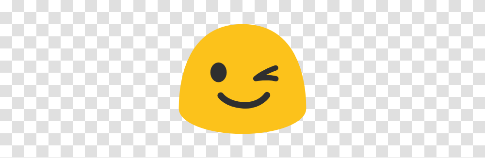 Emoji Android Winking Face, Tennis Ball, Sport, Sports, Pac Man Transparent Png