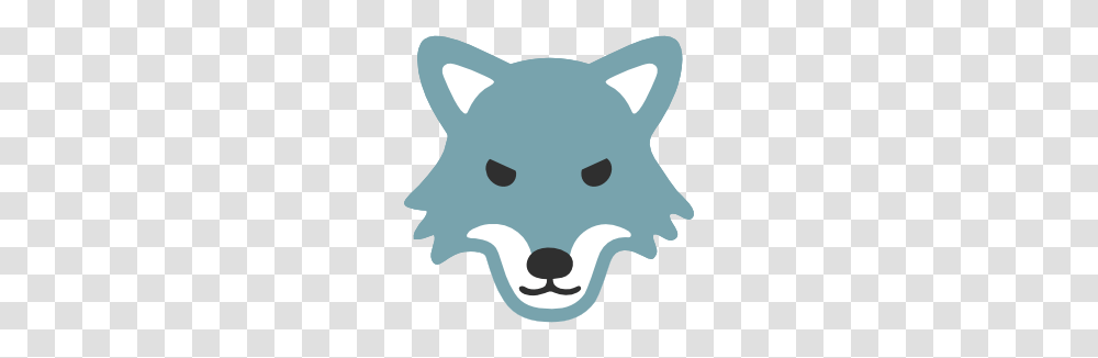 Emoji Android Wolf Face, Mammal, Animal Transparent Png