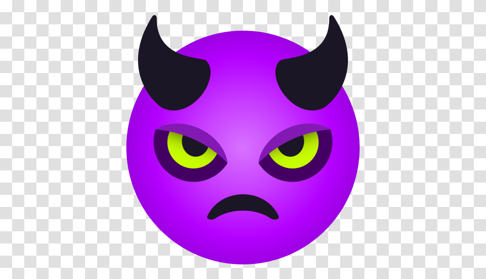 Emoji Angry Devil Face Horns Wprock Emoji De Diablo, Alien, Mask, Head Transparent Png